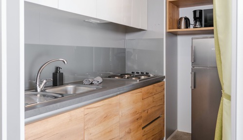 Mobile Home Luxe, terrasse, vue mer