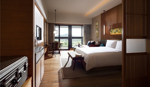 Chambre Deluxe, 1 très grand lit, vue jardin