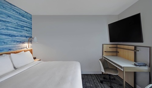 Studio, 1 très grand lit et 1 canapé-lit (Mobility/Hearing Accessible, Tub)