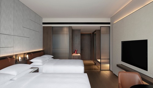 Chambre Deluxe, 2 lits une place, vue ville