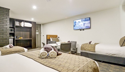 Chambre Familiale, plusieurs lits, non-fumeurs, vue parc