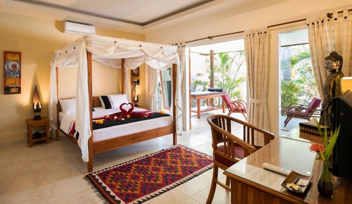 Villa Deluxe, 3 chambres, vue mer, en bord de plage