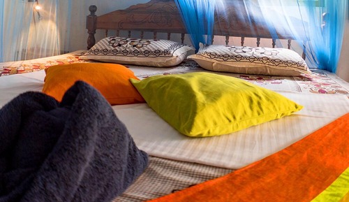 Chambre Double Standard, 1 grand lit, accessible aux personnes à mobilité réduite, non-fumeurs