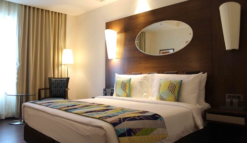 Chambre Deluxe Double ou avec lits jumeaux, 1 chambre, accessible aux personnes à mobilité réduite