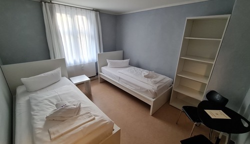 Chambre avec lits jumeaux, 2 lits une place