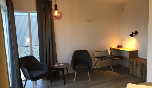 Chambre Double ou avec lits jumeaux, salle de bains privée
