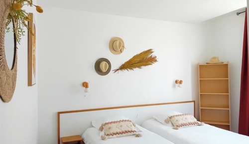 Chambre avec lits jumeaux, vue ville