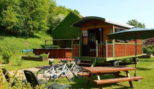 Mobile Home, salle de bains attenante