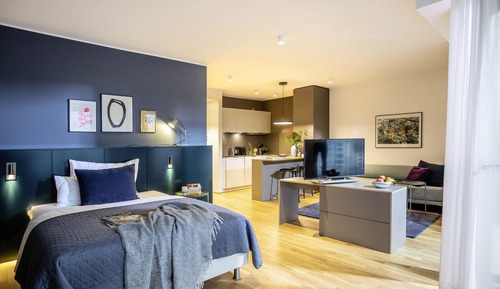 Studio Exécutif (Business Single, 140 cm wide bed)