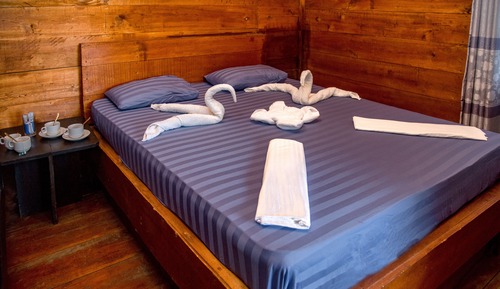 Chambre Double, 1 très grand lit, non-fumeurs, vue montagne