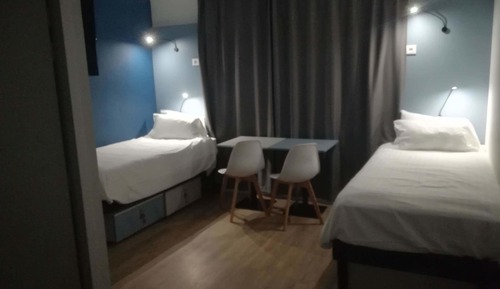 Chambre avec lits jumeaux, 2 lits une place