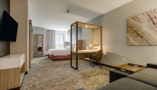 Suite, 1 très grand lit et 1 canapé-lit (Hearing Accessible)
