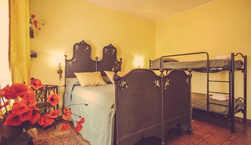 Chambre Quadruple, salle de bains attenante