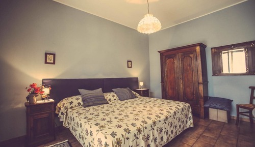 Chambre Double, salle de bains attenante (Blue)
