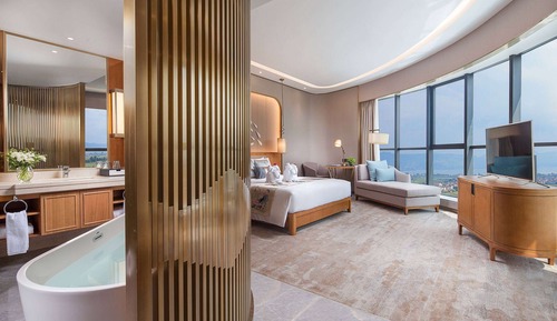Chambre Deluxe, 1 très grand lit, non-fumeurs, avec vue