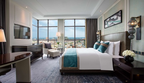 Chambre Premium, 1 très grand lit, fumeurs