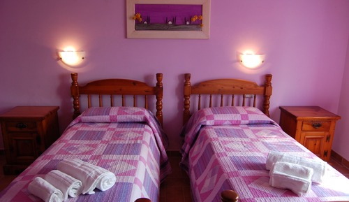 Chambre Double Deluxe, 2 lits une place, salle de bains privée, dans la tour