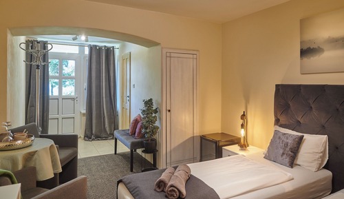 Chambre Standard Double ou avec lits jumeaux, pas de vue, rez-de-chaussée