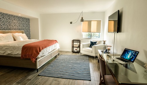 Suite Luxe, 1 chambre, 2 salles de bains, vue océan (Villa Nautilus)
