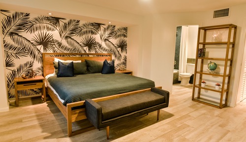 Suite Luxe, 1 chambre, 2 salles de bains, vue partielle sur l'océan (Casa Azul)