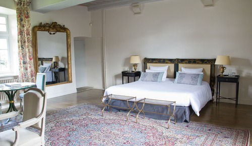 Suite Luxe, salle de bains attenante, vue jardin (Suite Tocqueville)