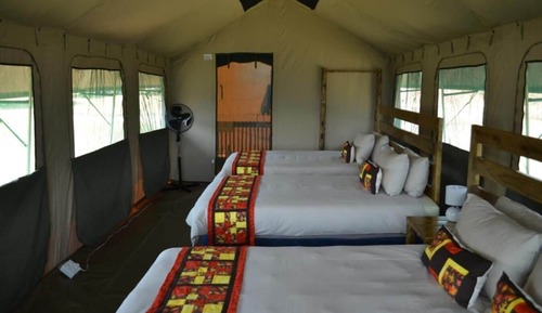 Tente Familiale, 1 chambre, vue fleuve