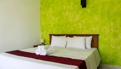Chambre Double Standard, balcon, vue jardin