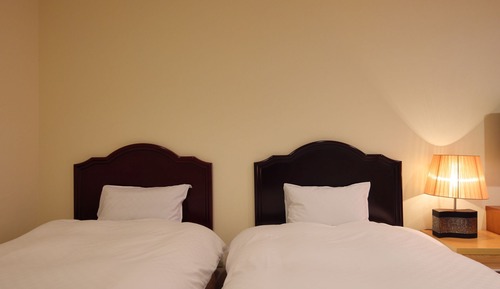 Chambre Standard avec lits jumeaux, non-fumeurs, vue montagne
