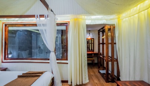 Tente Exclusive, 1 chambre, vue jardin