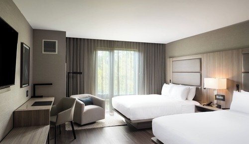 Chambre, 2 grands lits