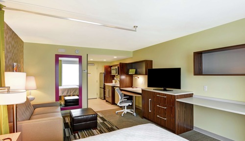 Studio, 1 grand lit, vue montagne
