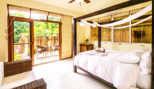 Chambre Deluxe, patio, vue jardin