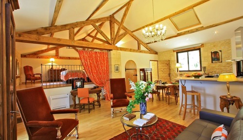 Appartement Deluxe, salle de bains attenante, vue parc (gingko)