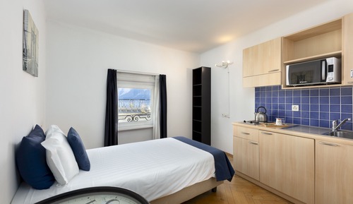 Chambre Simple Classique, 1 lit une place, vue lac