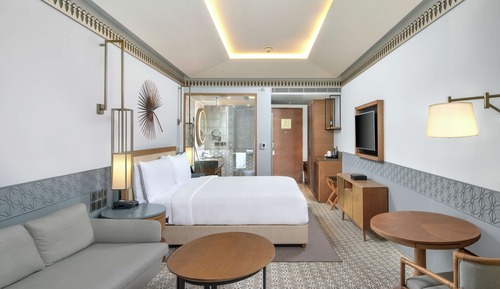 King, Chambre Deluxe, balcon, vue jardin