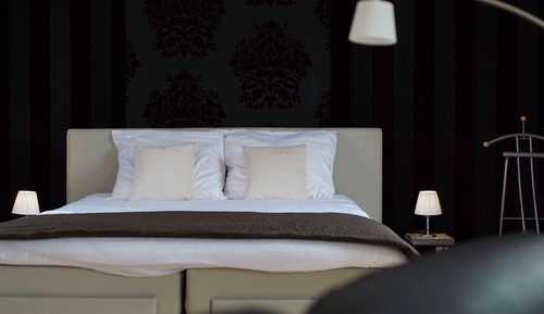 Suite Studio Deluxe, coin cuisine, vue fleuve