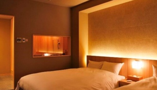 Chambre Tradition, salle de bains privée (Private Cypress bath, KAISEKI Dinner)