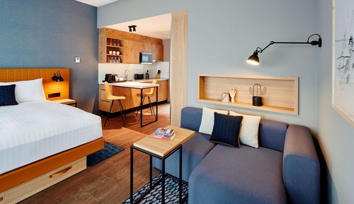 Studio, 1 grand lit, vue ville (High Floor)