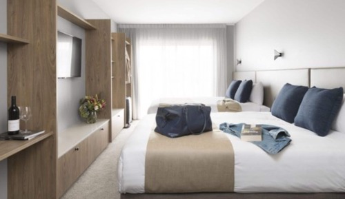 Chambre Premium avec lits jumeaux, 2 grands lits, terrasse