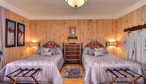 Chambre Quadruple Confort, 2 lits doubles, salle de bains privée