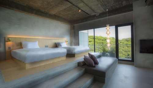 Chambre avec lits jumeaux, en angle (ocean　201)