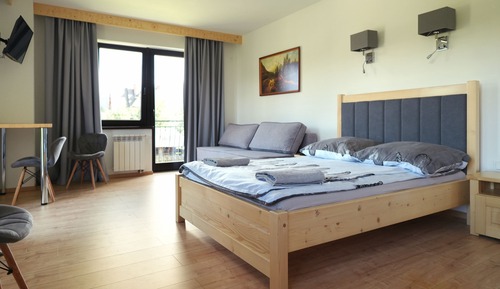 Chambre Quadruple Design, vue montagne, côté montagne