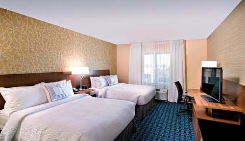 Chambre, 2 grands lits