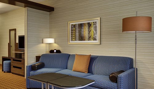 Suite, 1 très grand lit et 1 canapé-lit (Mobility/Hearing Access, Transf Shwr)