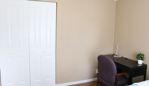 Chambre Double Design, 1 grand lit, salle de bains privée, rez-de-chaussée