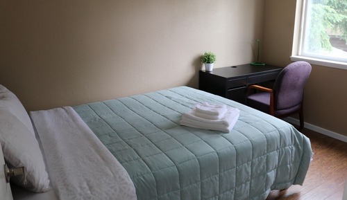Chambre Double Exécutive, 1 grand lit, salle de bains attenante (bathroom outside of room)