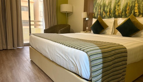 Chambre Double Deluxe, 1 lit double, balcon