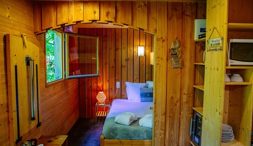 Cabane, plusieurs lits, non-fumeurs (Oenolodge avec spa)