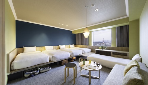 Chambre Familiale, 5 chambres, non-fumeurs, vue ville