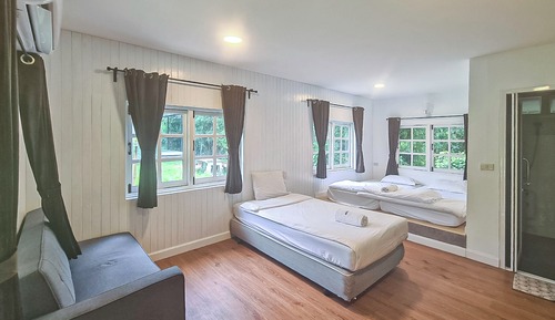 Bungalow Familial, vue jardin